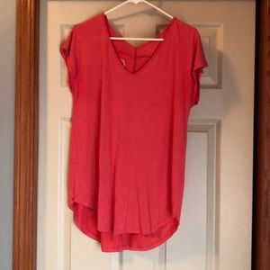 Coral light weight Tunic